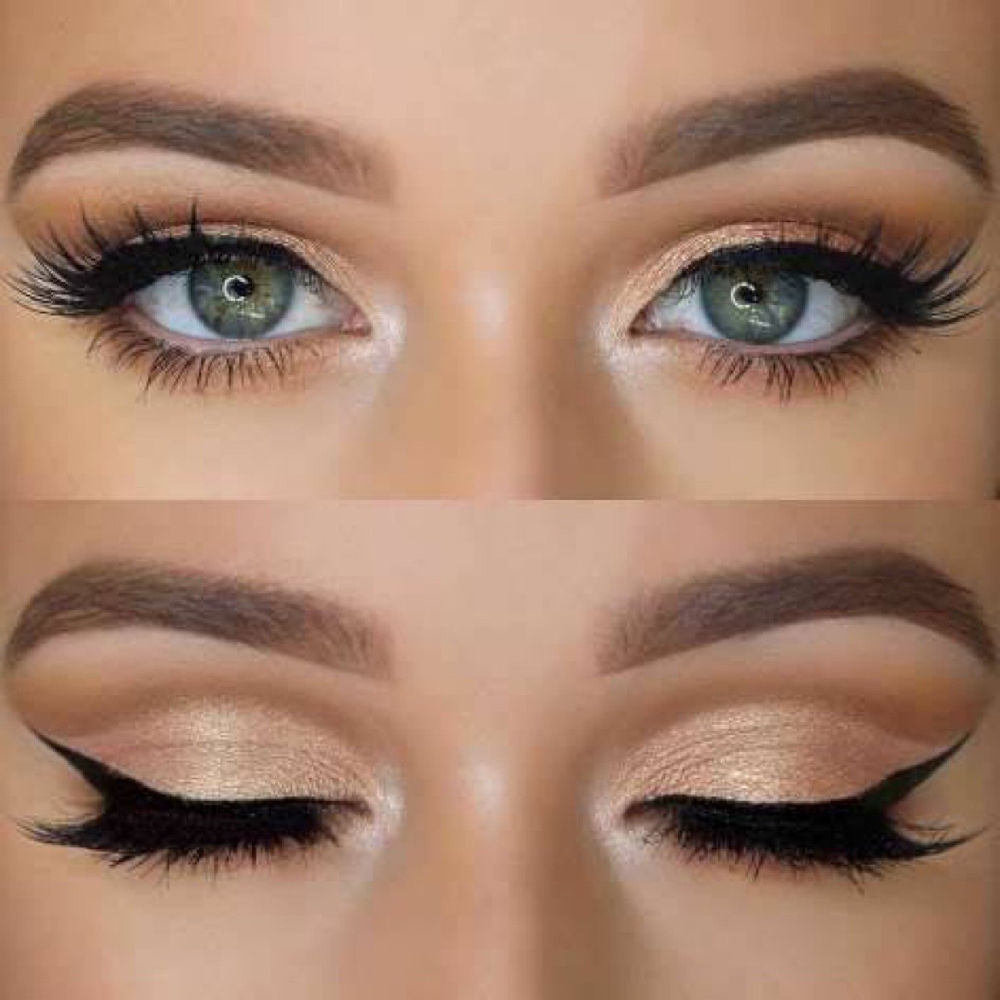 Maquillaje de ojos con delineado